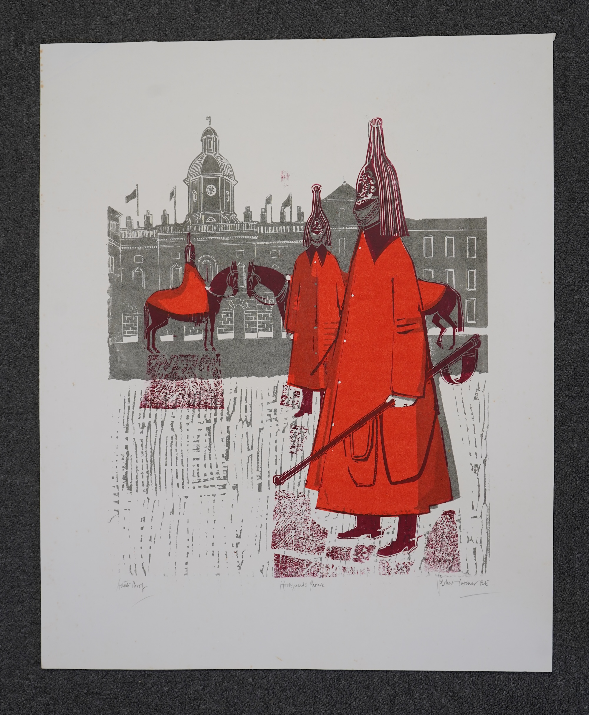 Robert Tavener RE, 1920-2004, 'Horse Guards Parade'